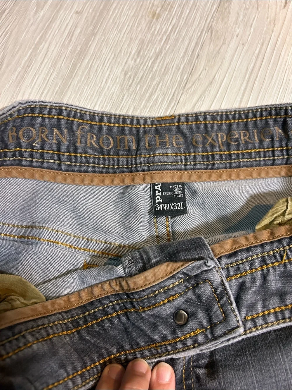 Prana Men's Straight Jeans - Charcoal Gray